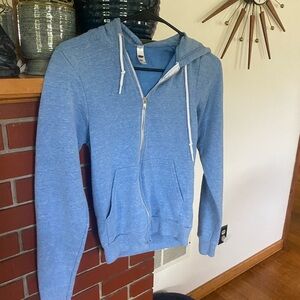 Tri-Blend F494 Blue Zip Up